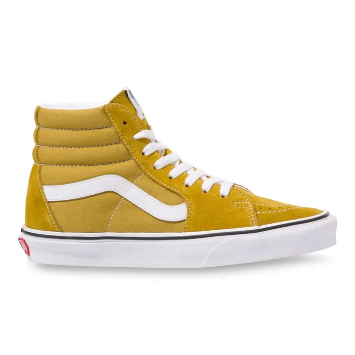 Vans Classics Shoes MensWomens Sk8Hi Olive OilTrue White Vans Classics Shoes MensWomens Sk8Hi Olive OilTrue White