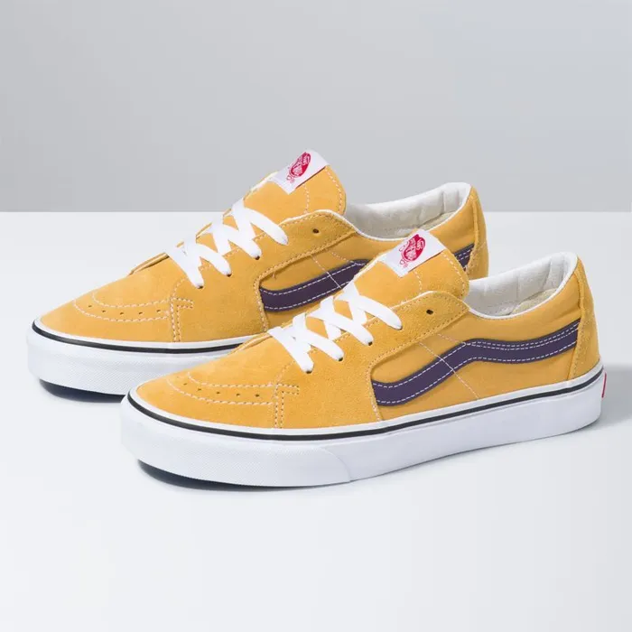 Vans Classics Shoes MensWomens Sk8Low Honey GoldPurple Velvet