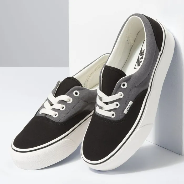Vans Classics Shoes Womens 2Tone Era Platform BlackPewter Vans Classics Shoes Womens 2Tone Era Platform BlackPewter