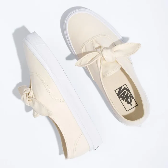Vans Classics Shoes Womens Canvas Authentic Knotted Marshmallow