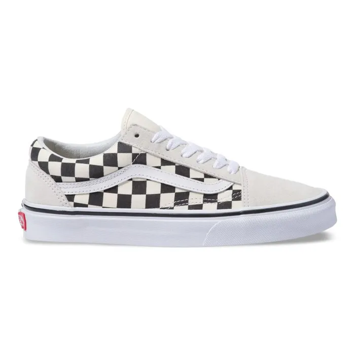 Vans Classics Shoes Womens Checkerboard Old Skool WhiteBlack Vans Classics Shoes Womens Checkerboard Old Skool WhiteBlack