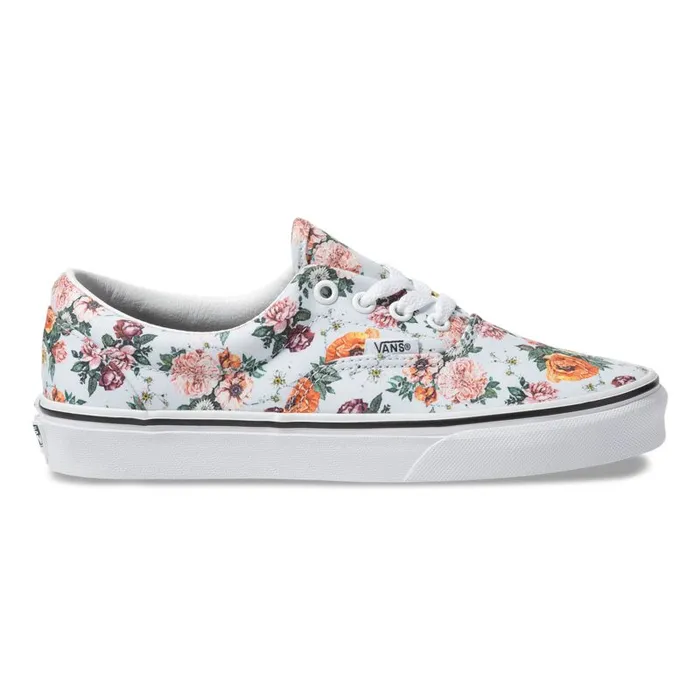 Vans Classics Shoes Womens Garden Floral Era True White Vans Classics Shoes Womens Garden Floral Era True White