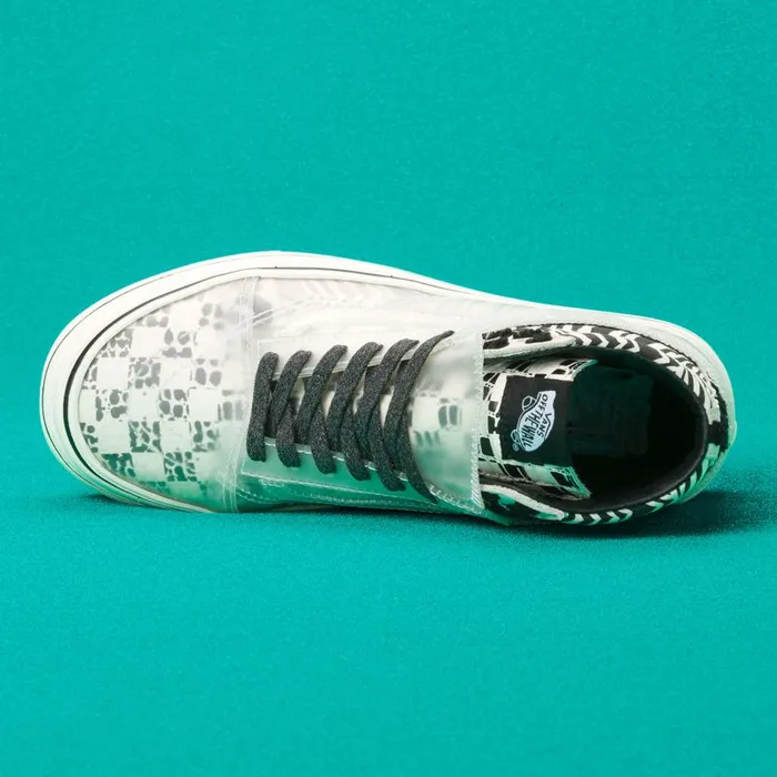 Vans Classics Shoes Womens Mixed Media Super ComfyCush Sk8Hi Skool MarshmallowBlack Vans Classics Shoes Womens Mixed Media Super ComfyCush Sk8Hi Skool MarshmallowBlack