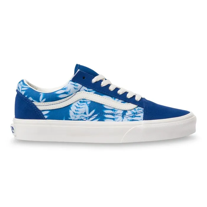 Vans Classics Shoes Womens Solar Floral Old Skool True BlueMarshmallow Vans Classics Shoes Womens Solar Floral Old Skool True BlueMarshmallow