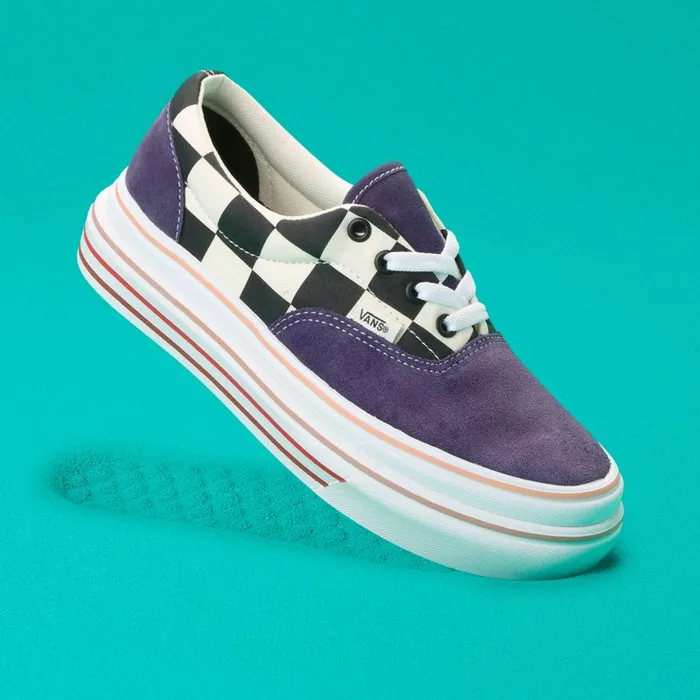 Vans Classics Shoes Womens Super ComfyCush Era Purple VelvetClassic White