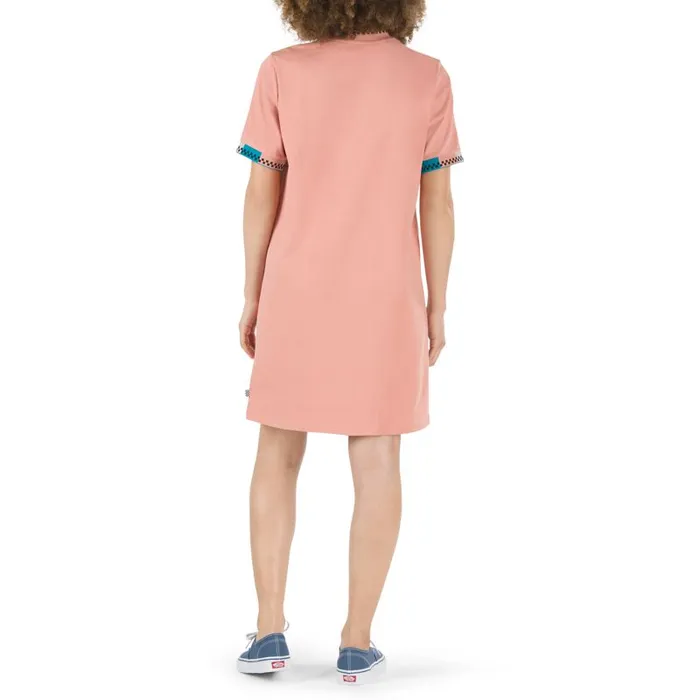Vans Dresses Womens Hi Roller Tri Check Dress Rose Dawn Vans Dresses Womens Hi Roller Tri Check Dress Rose Dawn