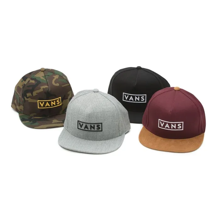 Vans Hats and Beanies Mens Easy Box Snapback Hat Black Vans Hats and Beanies Mens Easy Box Snapback Hat Black