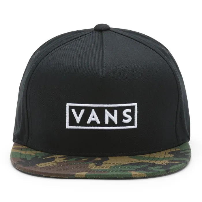 Vans Hats and Beanies Mens Easy Box Snapback Hat BlackClassic Camo Vans Hats and Beanies Mens Easy Box Snapback Hat BlackClassic Camo