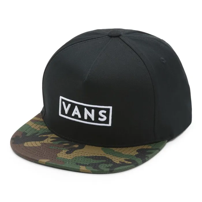 Vans Hats and Beanies Mens Easy Box Snapback Hat BlackClassic Camo Vans Hats and Beanies Mens Easy Box Snapback Hat BlackClassic Camo