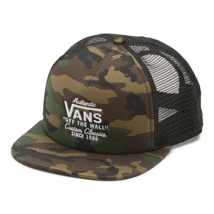 Vans Hats and Beanies Mens Galer Trucker Hat Classic Camo