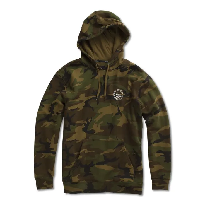 Vans Hoodies and Jackets Mens Old Skool Circle Pullover Hoodie Camo Vans Hoodies and Jackets Mens Old Skool Circle Pullover Hoodie Camo
