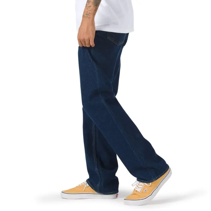 Vans Pants and Denim Mens V96 AVE Relaxed Carpenter Denim Midnight Rinse