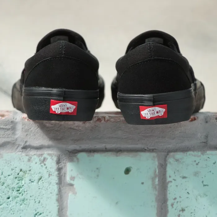 Vans Pro Skate MensWomens SlipOn Pro Blackout Vans Pro Skate MensWomens SlipOn Pro Blackout