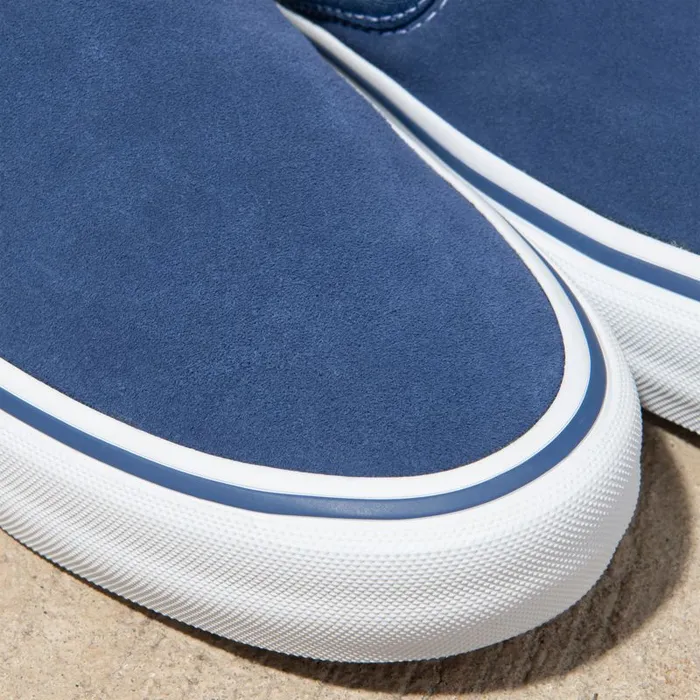 Vans Pro Skate MensWomens SlipOn Pro Sty NavyClassic White Vans Pro Skate MensWomens SlipOn Pro Sty NavyClassic White