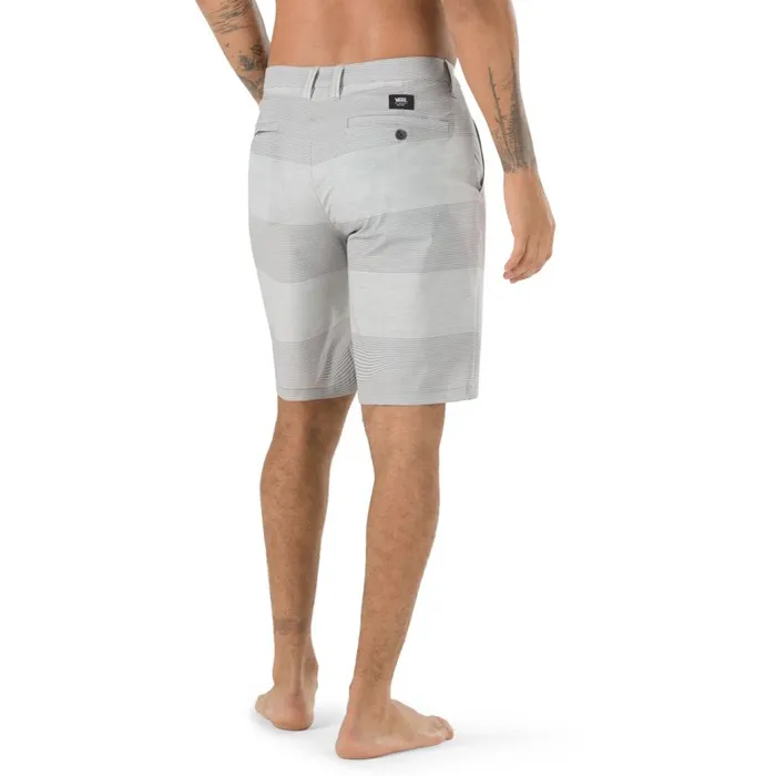 Vans Shorts and Boardshorts Mens Authentic Stripe 20034 Decksider Frost Grey Vans Shorts and Boardshorts Mens Authentic Stripe 20034 Decksider Frost Grey