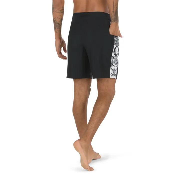 Vans Shorts and Boardshorts Mens V66 18034 Boardshort Black Vans Shorts and Boardshorts Mens V66 18034 Boardshort Black