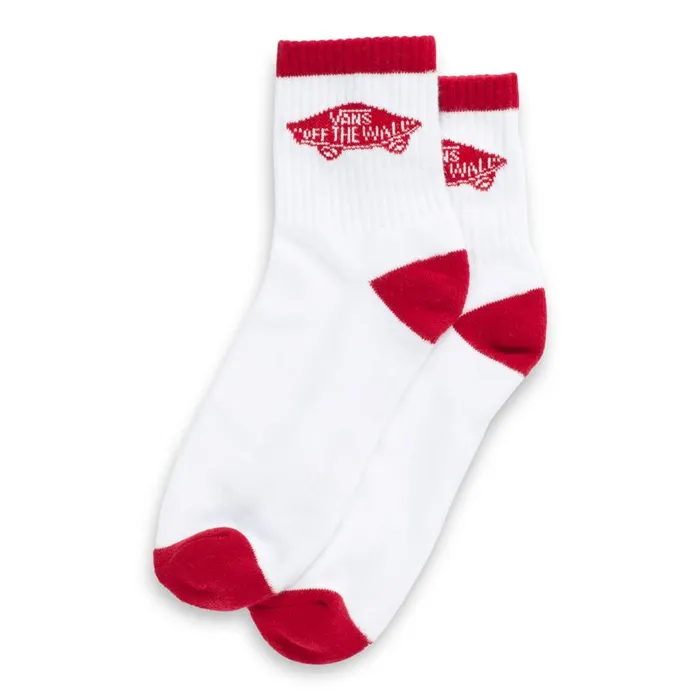 Vans Socks Mens Art Half Crew Sock WhiteChili Pepper
