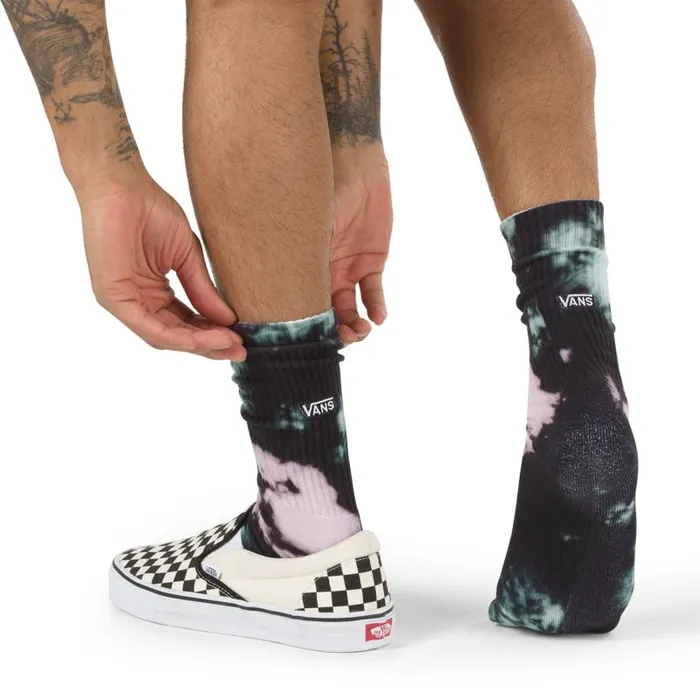 Vans Socks Mens Cool Tie Dye Crew Sock Black Tie Dye