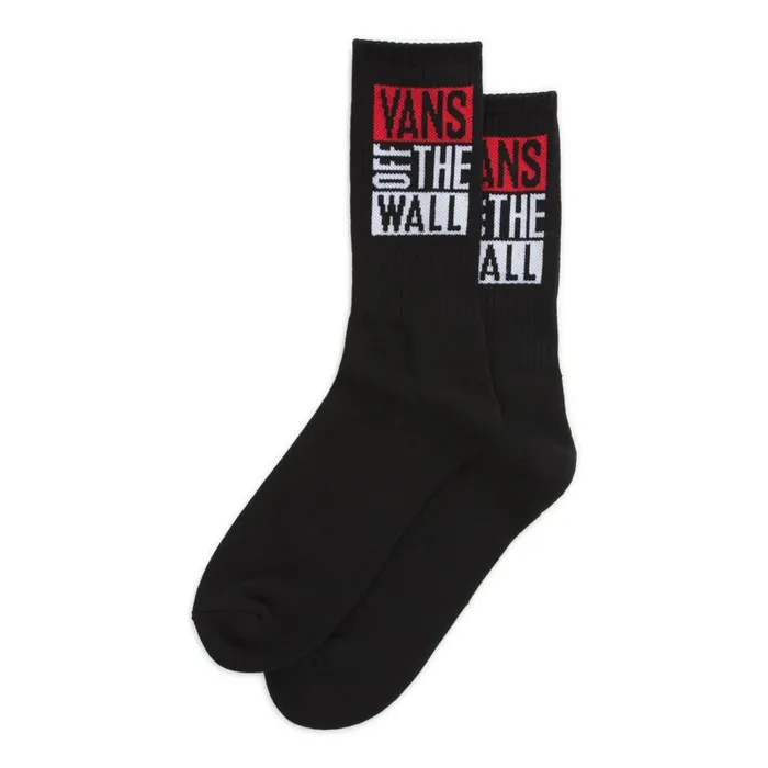 Vans Socks Mens New Stax Crew Sock Black Vans Socks Mens New Stax Crew Sock Black