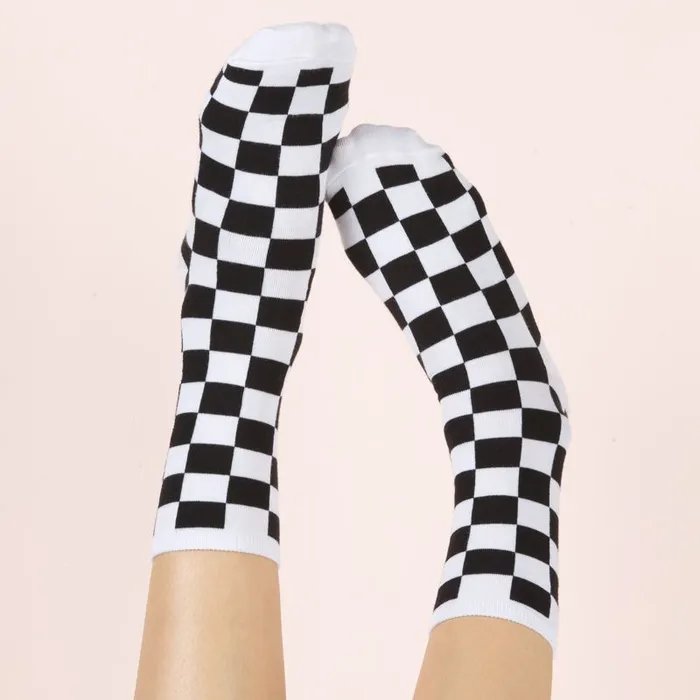 Vans Socks Womens Ticker Sock Black Checkerboard