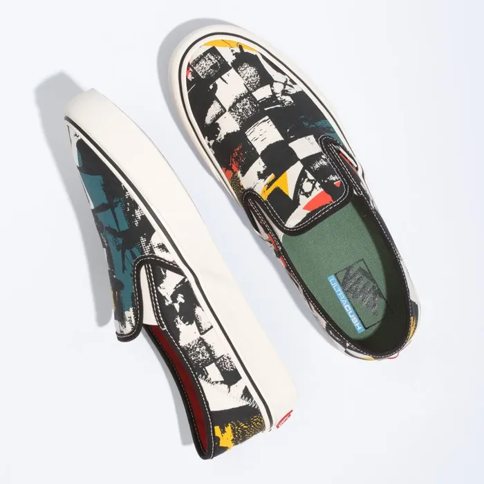Vans Surf Vibes MensWomens V66 Zine SlipOn SF BlackAntique White Vans Surf Vibes MensWomens V66 Zine SlipOn SF BlackAntique White