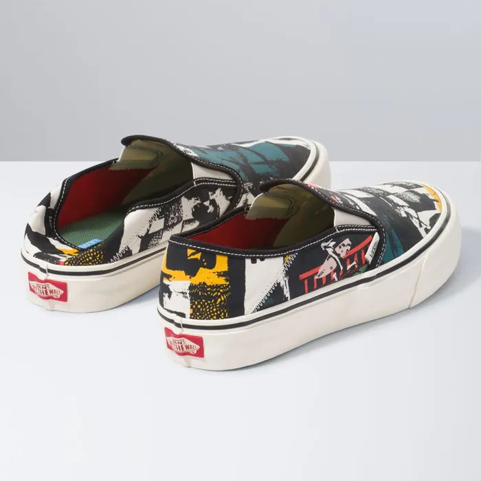 Vans Surf Vibes MensWomens V66 Zine SlipOn SF BlackAntique White Vans Surf Vibes MensWomens V66 Zine SlipOn SF BlackAntique White