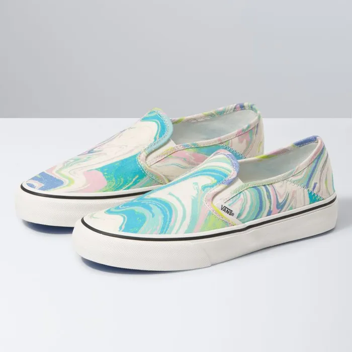 Vans Surf Vibes Womens Resin Swirl SlipOn SF Marshmallow