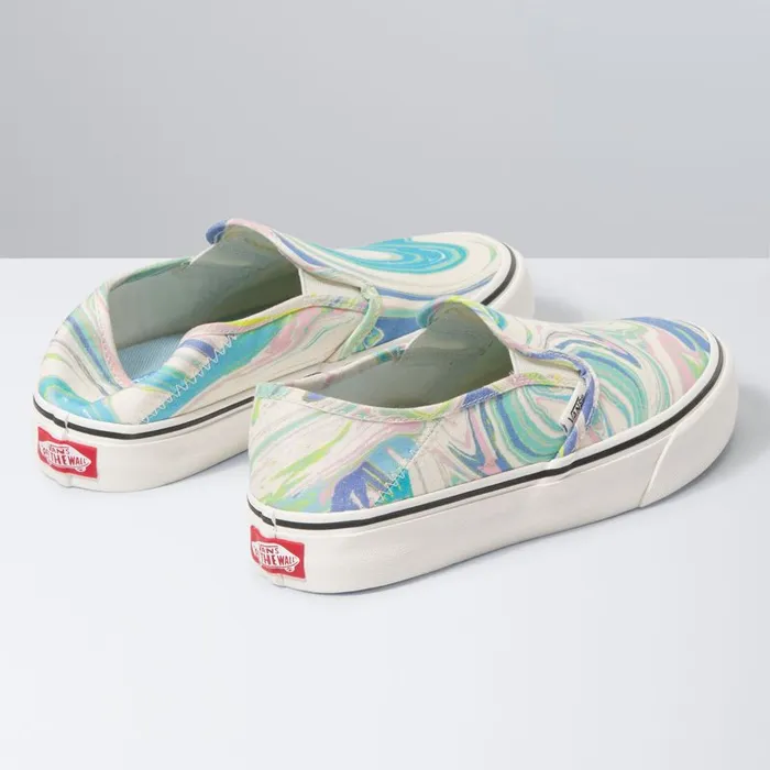 Vans Surf Vibes Womens Resin Swirl SlipOn SF Marshmallow Vans Surf Vibes Womens Resin Swirl SlipOn SF Marshmallow