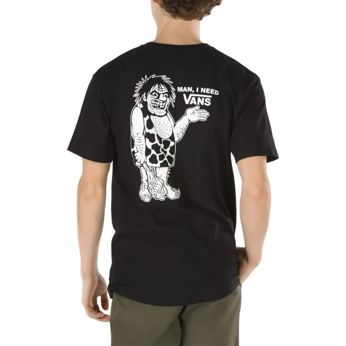 Vans TShirts and Tanks Mens Caveman Needs TShirt Black