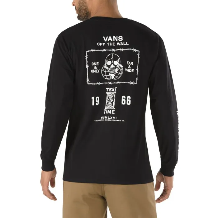 Vans TShirts and Tanks Mens Far And Wide Long Sleeve TShirt Black