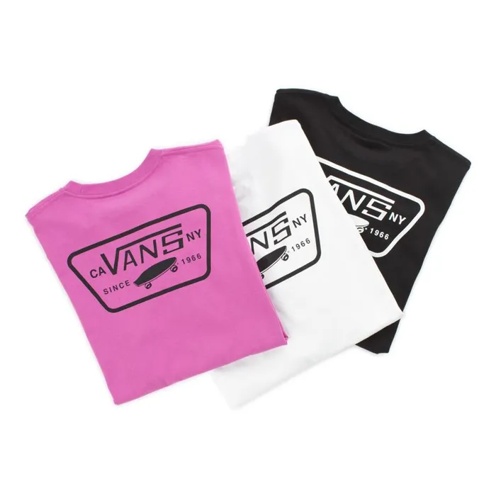 Vans TShirts and Tanks Mens Full Patch Back Long Sleeve TShirt WhiteBlack Vans TShirts and Tanks Mens Full Patch Back Long Sleeve TShirt WhiteBlack