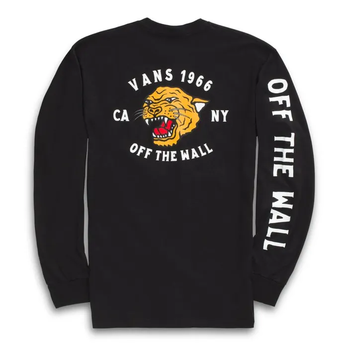 Vans TShirts and Tanks Mens Growler Long Sleeve TShirt Black