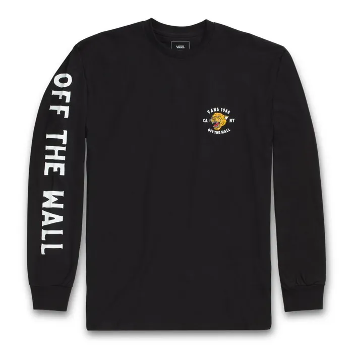 Vans TShirts and Tanks Mens Growler Long Sleeve TShirt Black Vans TShirts and Tanks Mens Growler Long Sleeve TShirt Black