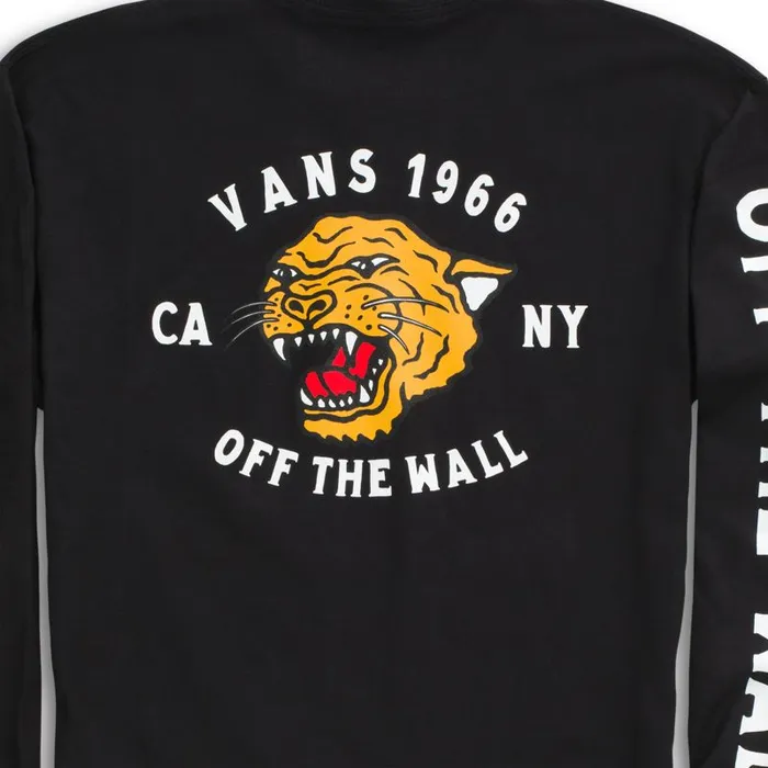 Vans TShirts and Tanks Mens Growler Long Sleeve TShirt Black Vans TShirts and Tanks Mens Growler Long Sleeve TShirt Black