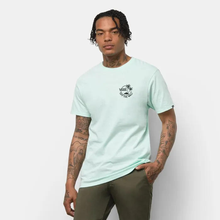 Vans TShirts and Tanks Mens Mini Dual Palm TShirt Bay Vans TShirts and Tanks Mens Mini Dual Palm TShirt Bay