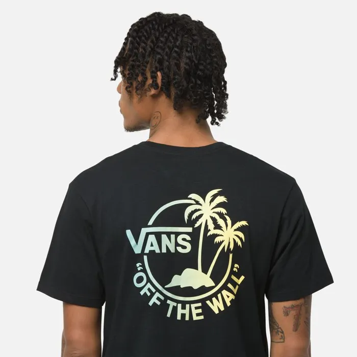 Vans TShirts and Tanks Mens Mini Dual Palm TShirt BlackGradient