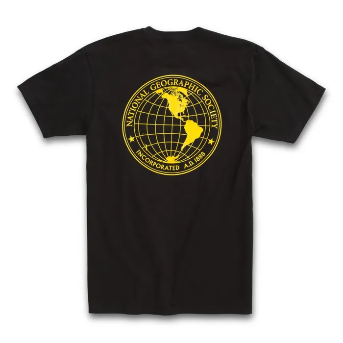 Vans TShirts and Tanks Mens National Geographic TShirt Black