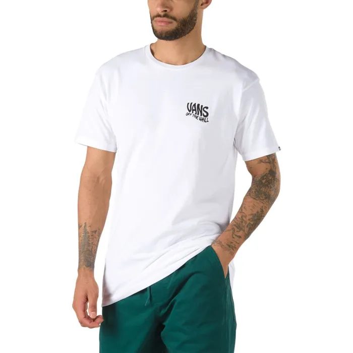 Vans TShirts and Tanks Mens Peace Reaper TShirt White Vans TShirts and Tanks Mens Peace Reaper TShirt White