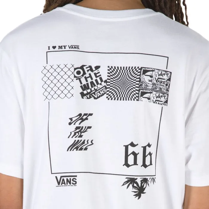 Vans TShirts and Tanks Mens Vintage V66 TShirt White Vans TShirts and Tanks Mens Vintage V66 TShirt White