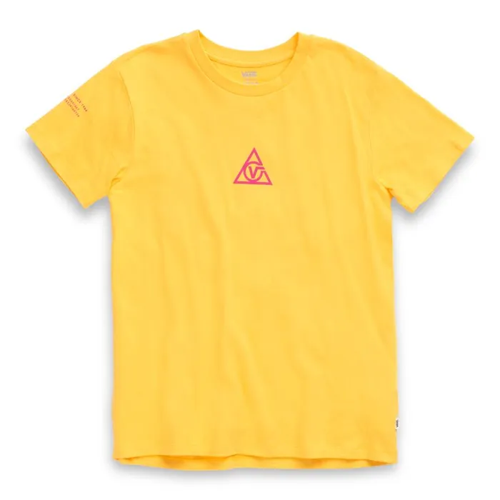 Vans TShirts and Tanks Womens 66 Supply Tri Boyfriend Crew Tee Lemon Chrome Vans TShirts and Tanks Womens 66 Supply Tri Boyfriend Crew Tee Lemon Chrome
