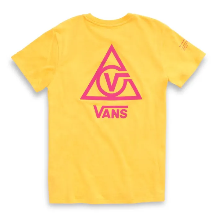 Vans TShirts and Tanks Womens 66 Supply Tri Boyfriend Crew Tee Lemon Chrome Vans TShirts and Tanks Womens 66 Supply Tri Boyfriend Crew Tee Lemon Chrome