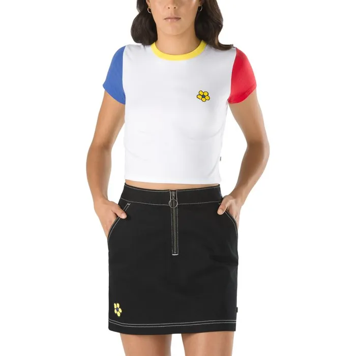 Vans TShirts and Tanks Womens Brighton Baby Tee White