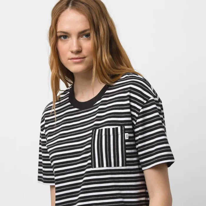 Vans TShirts and Tanks Womens Mini Check Top Black
