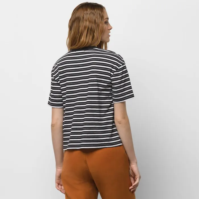 Vans TShirts and Tanks Womens Mini Check Top Black Vans TShirts and Tanks Womens Mini Check Top Black
