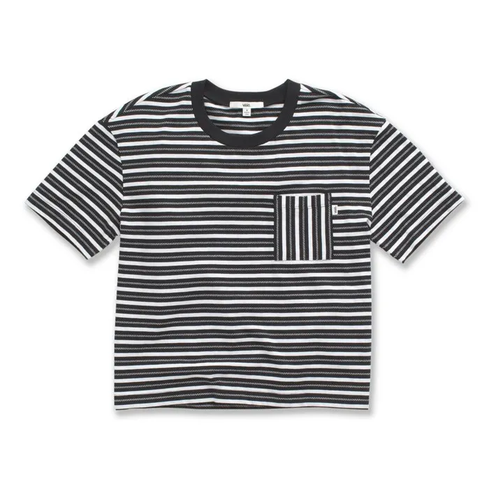 Vans TShirts and Tanks Womens Mini Check Top Black Vans TShirts and Tanks Womens Mini Check Top Black