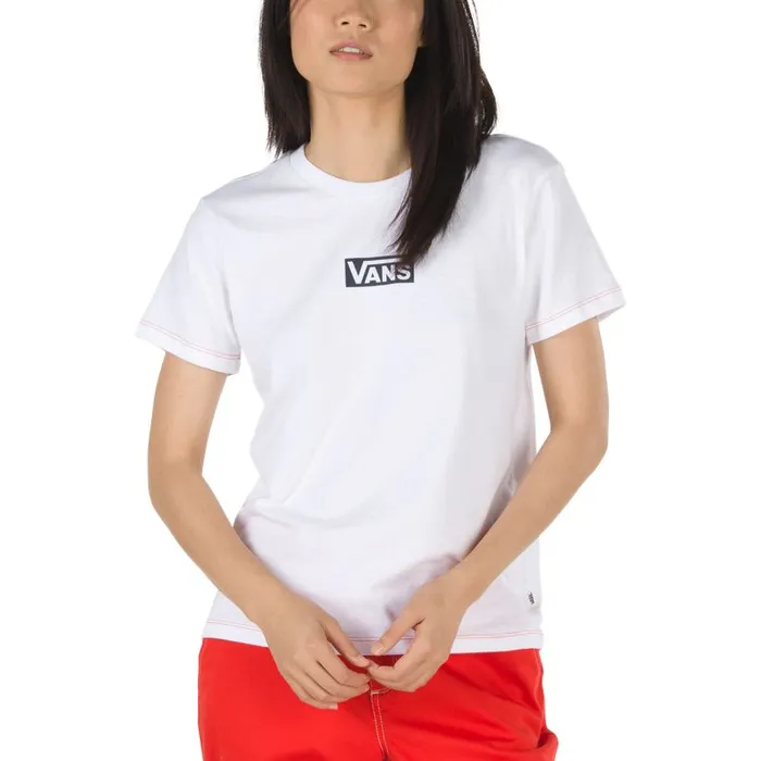 Vans TShirts and Tanks Womens Pro Stitched Crew Tee White Vans TShirts and Tanks Womens Pro Stitched Crew Tee White