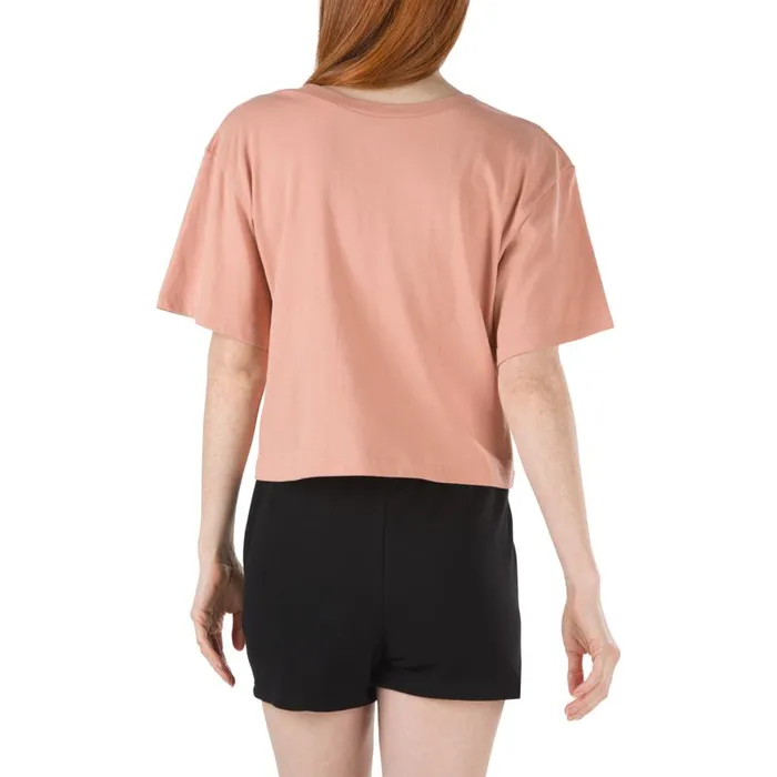 Vans TShirts and Tanks Womens Ya Mos Cropped Tee Rose Dawn Vans TShirts and Tanks Womens Ya Mos Cropped Tee Rose Dawn