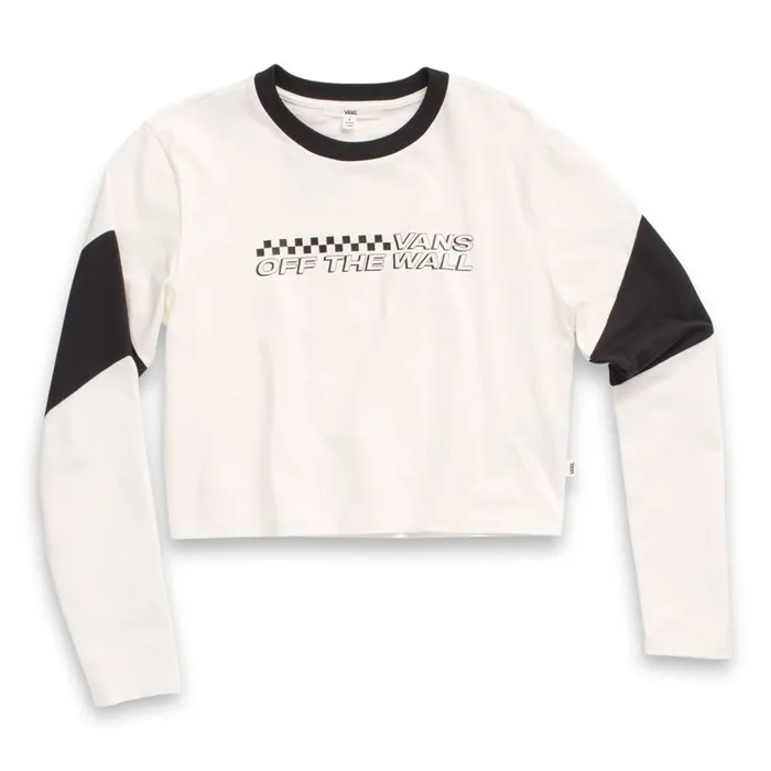 Vans Tops Womens Rider Tri Crew Shirt Marshmallow Vans Tops Womens Rider Tri Crew Shirt Marshmallow