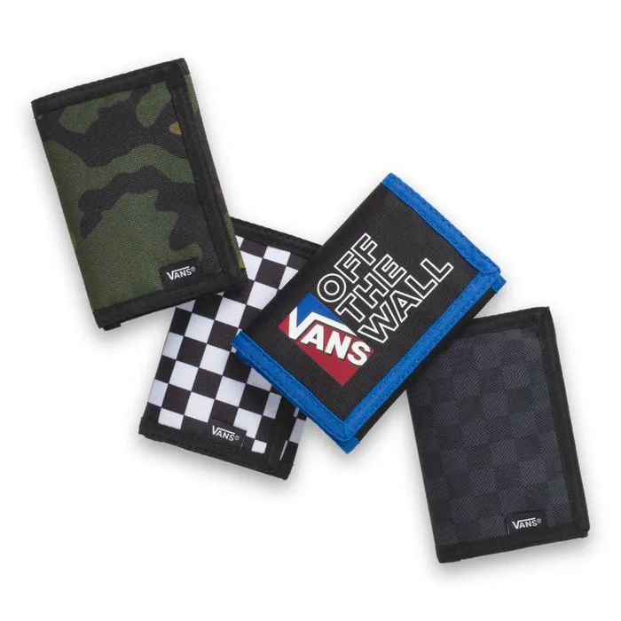 Vans Wallets Mens Slipped Wallet BlackWhite Check Vans Wallets Mens Slipped Wallet BlackWhite Check