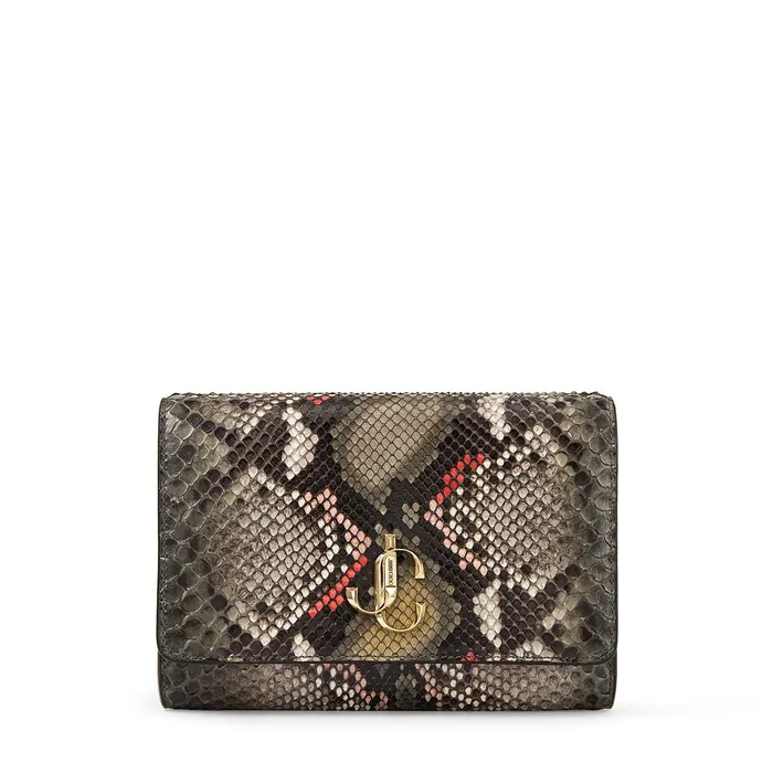 Varenne Clutch SeaGreen And Gold Dgrad Painted Python Clutch Bag With Jc Emblem Sea Green Mixgold Women JIMMY CHOO Clutch Bags Varenne Clutch SeaGreen And Gold Dgrad Painted Python Clutch Bag With Jc Emblem Sea Green Mixgold Women JIMMY CHOO Clutch Bags